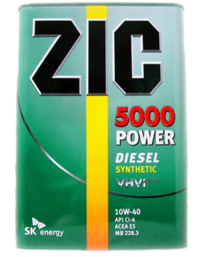 Масло ZIC 15/40 5000 Cl-4 POWER дизель п/син 20 л.