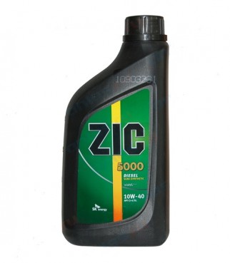 Масло ZIC 10/40 5000 Cl-4 дизель п/синт 1 л.