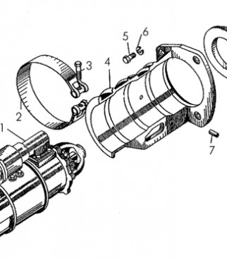 Установка стартера Т-170