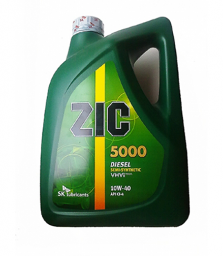 Масло ZIC 10/40 5000 Cl-4 дизель п/синт 6 л.